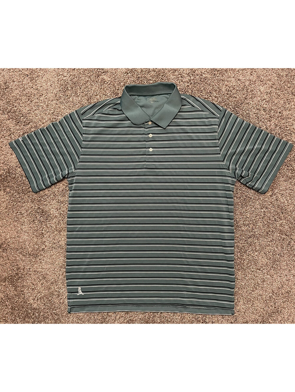 PING Performance Shirt Mens XL Green Short Sleeve Pullover Polo Golf